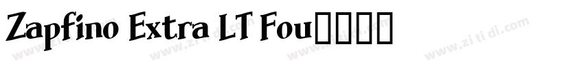 Zapfino Extra LT Fou字体转换